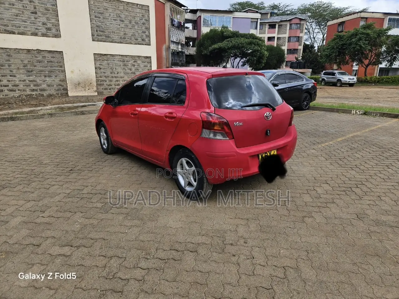 Toyota Vitz 2007 Red