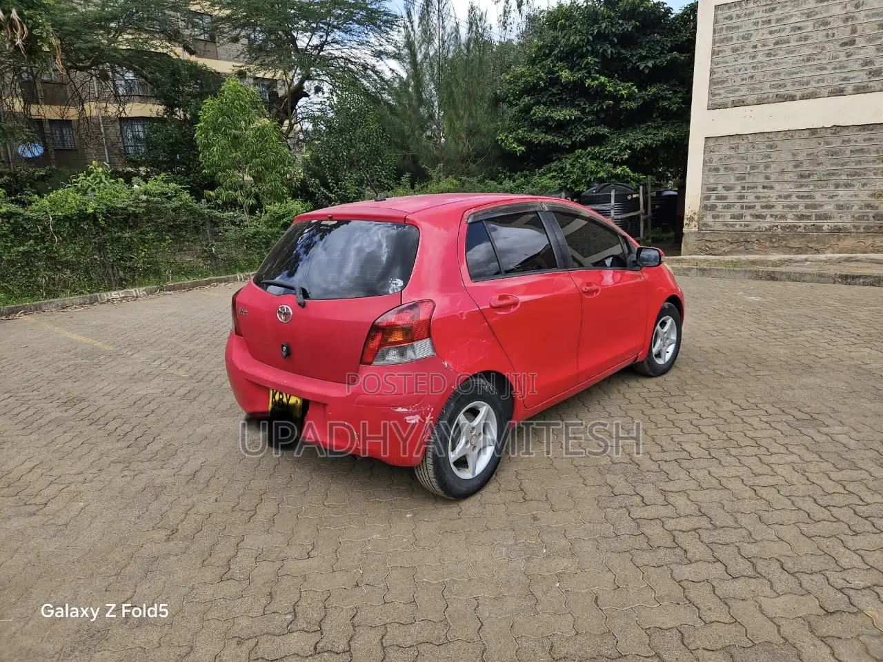Toyota Vitz 2007 Red