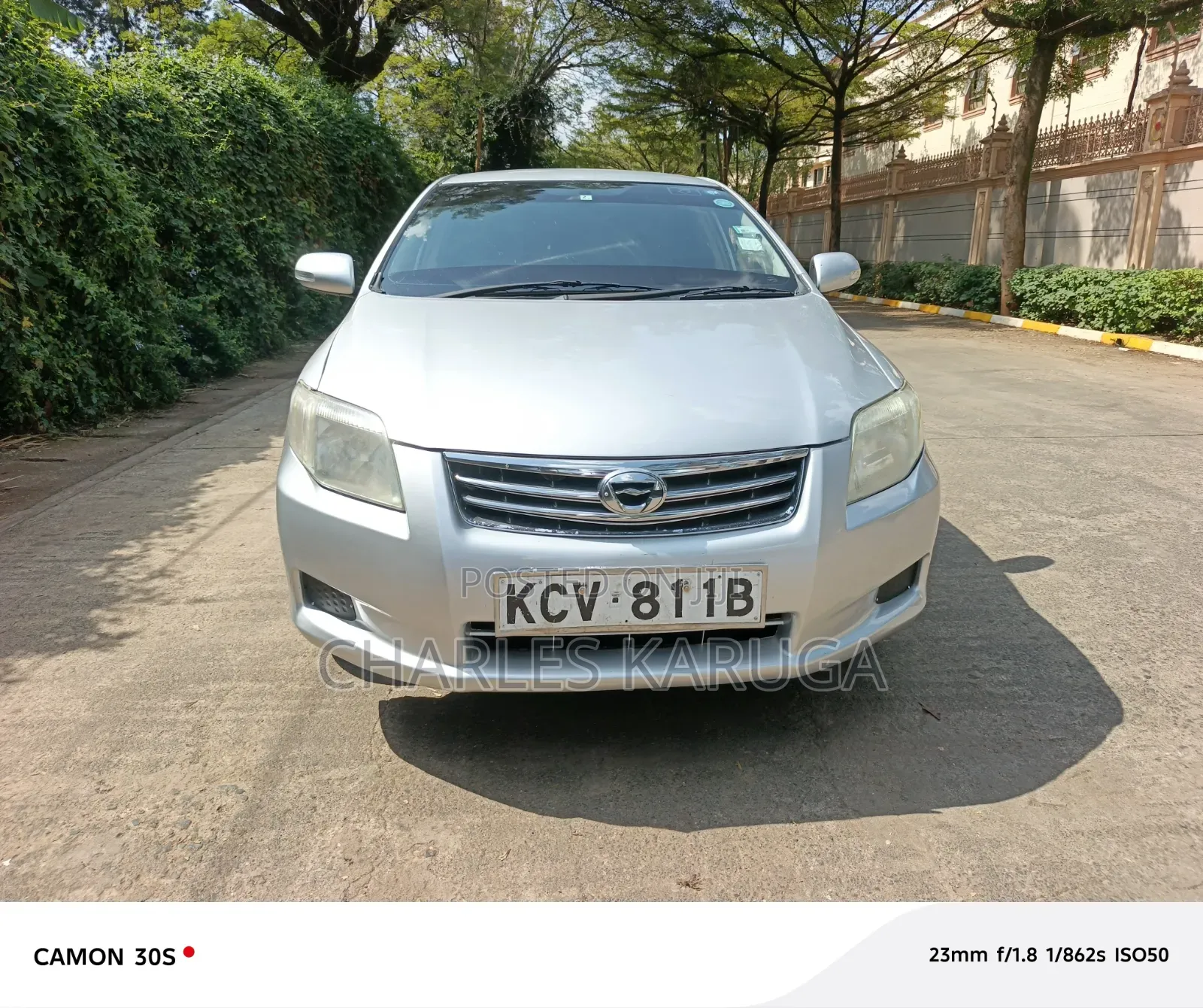 Toyota Axio 2012 Silver