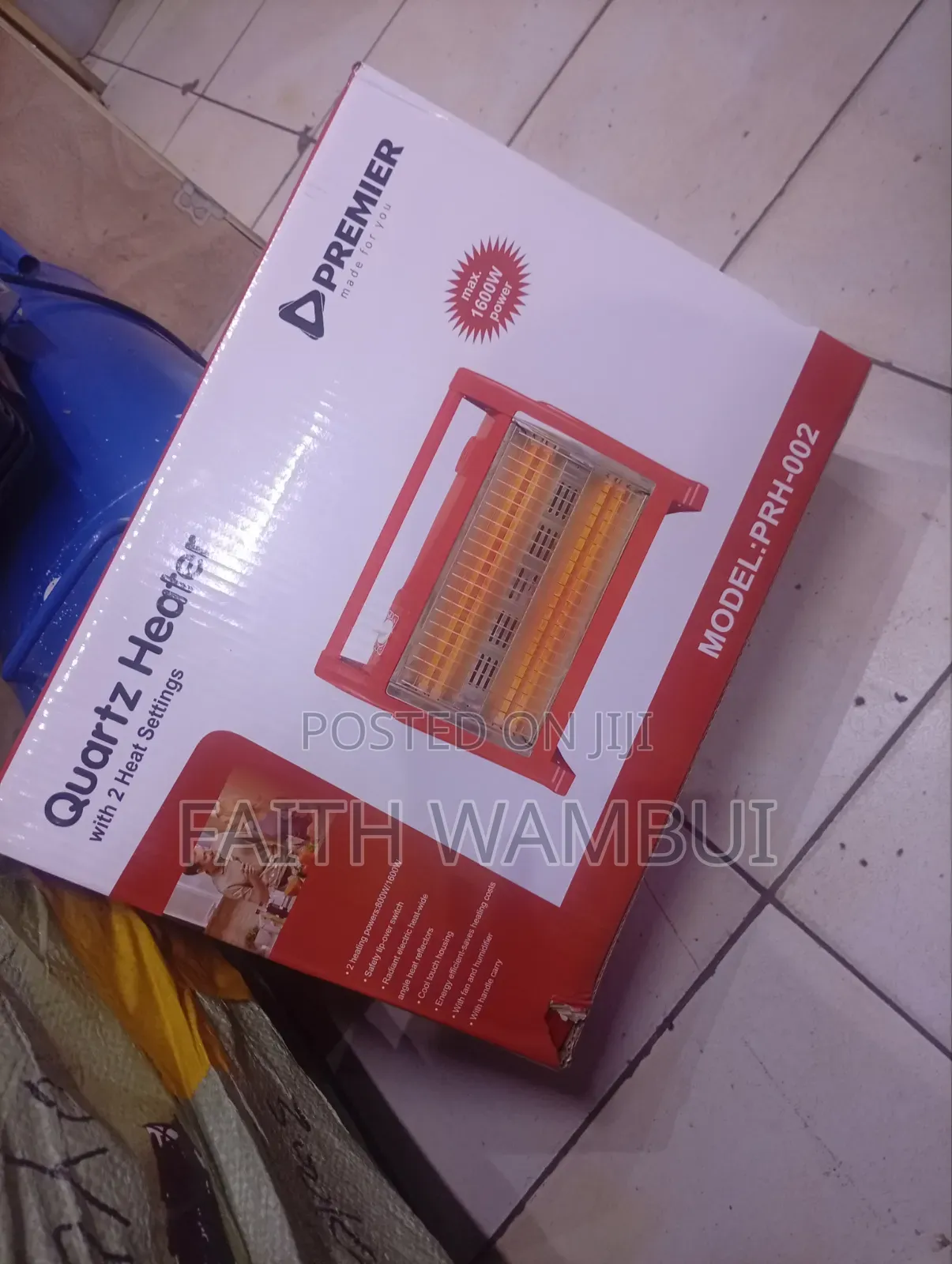 New Arrival Premier 1600 Watts Room Heater