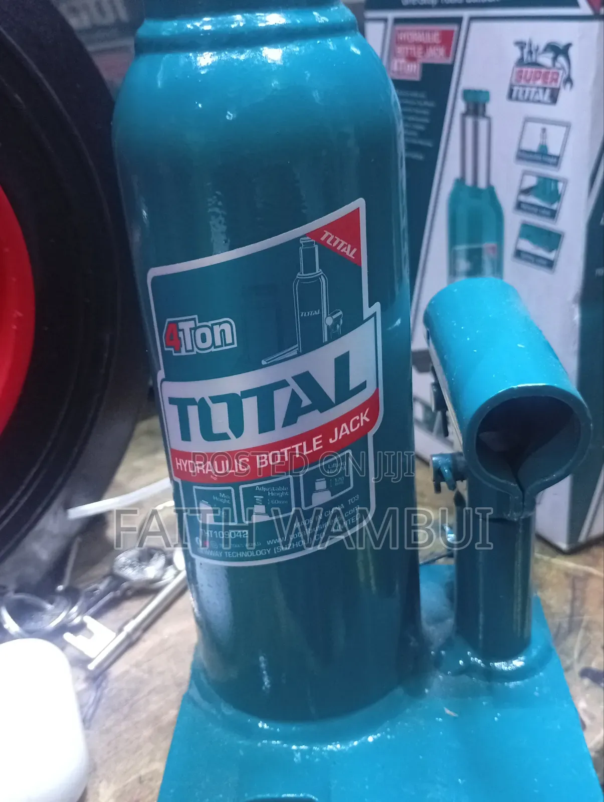 New Arrivals Total 4 Tons Hydraulic Jack Stand