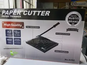 A3 Paper Cutter (Model 8292) Is a Heavy-Duty, Metal-Base Guillotine