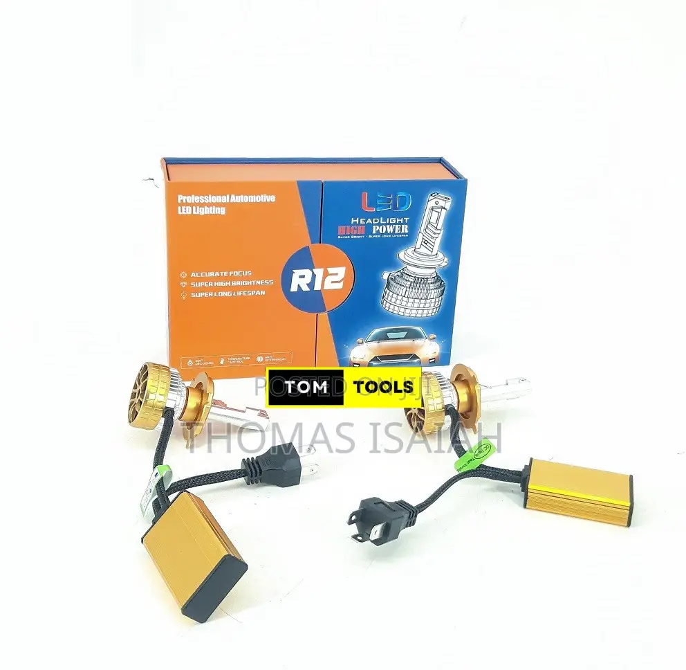 R12 H4 Super Bright 400w 90000lm Led Headlight Bulbs