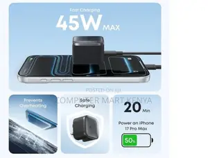 Anker 313 Charger (45w) Black(Wall Charger)