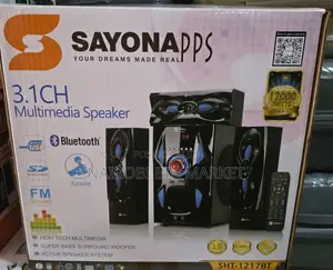 3.1ch Sayona SHT 1217 Bt Home Theater System Bluetooth/Fm/Usb.