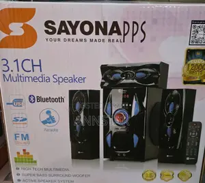 3.1ch Sayona SHT 1217 Bt Home Theater System Bluetooth/Fm/Usb.