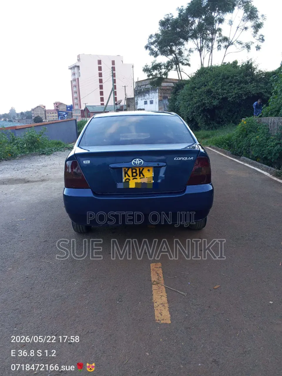 Toyota Corolla 2002 Blue