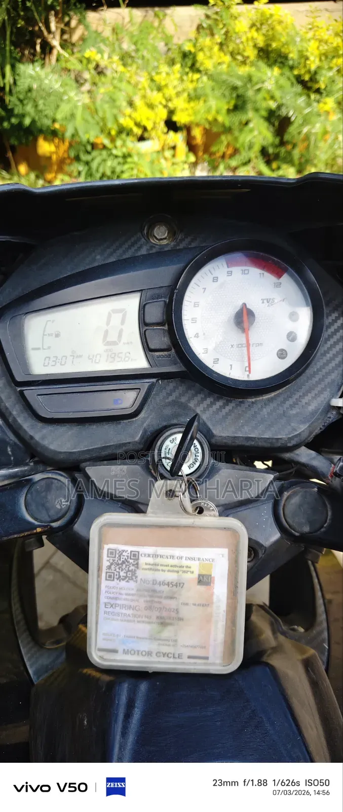 TVS Apache 160 4V 2021 Blue