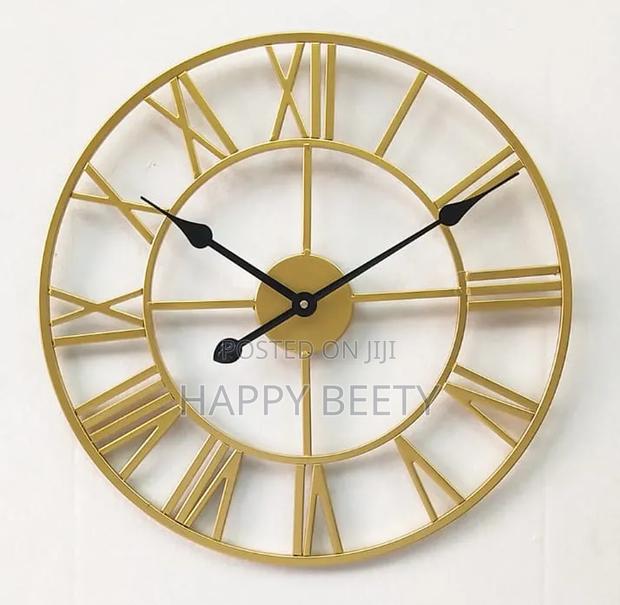 *Modern Oversized Roman Numeral Wall Clock*