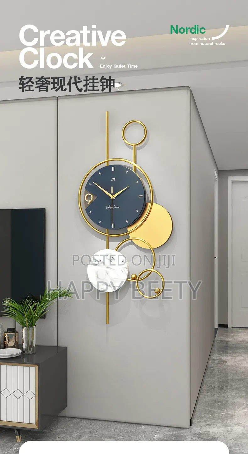 Nordic Fashion Luxury Wall Clock