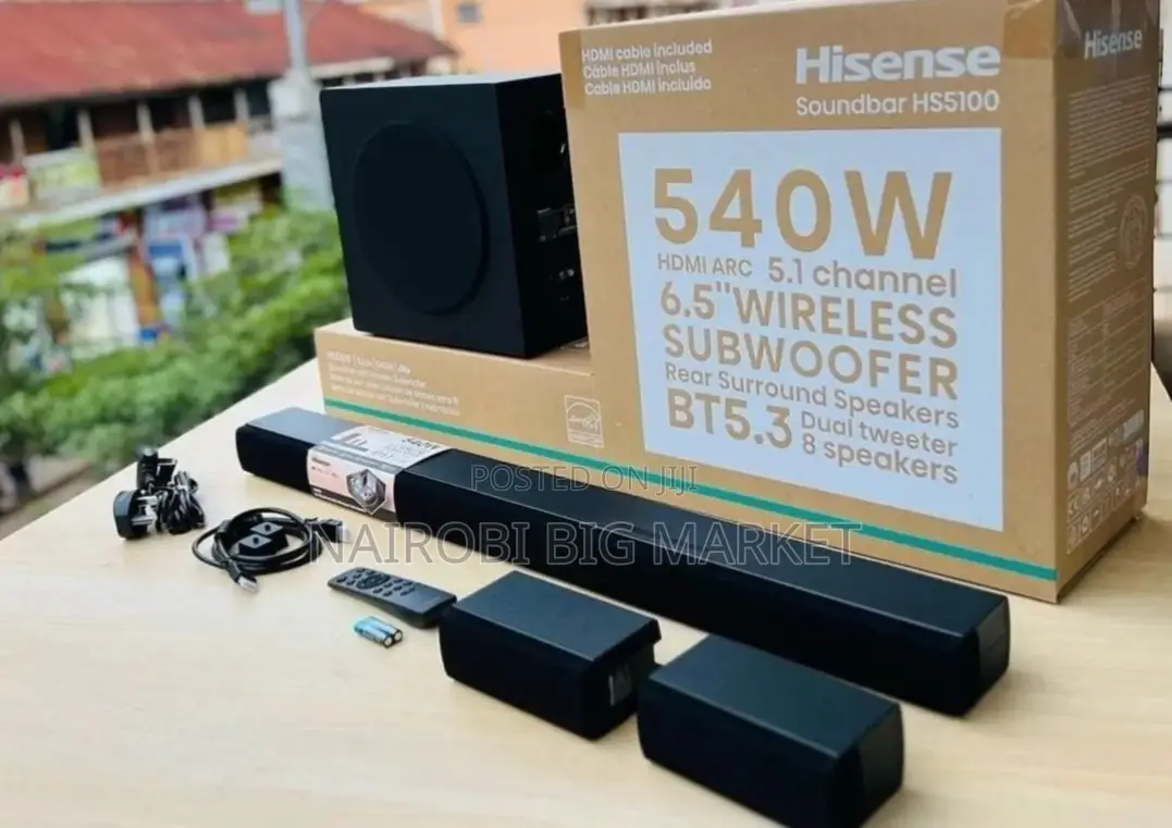 Hisense Soundbar 5.1 Channel 540w Hs5100