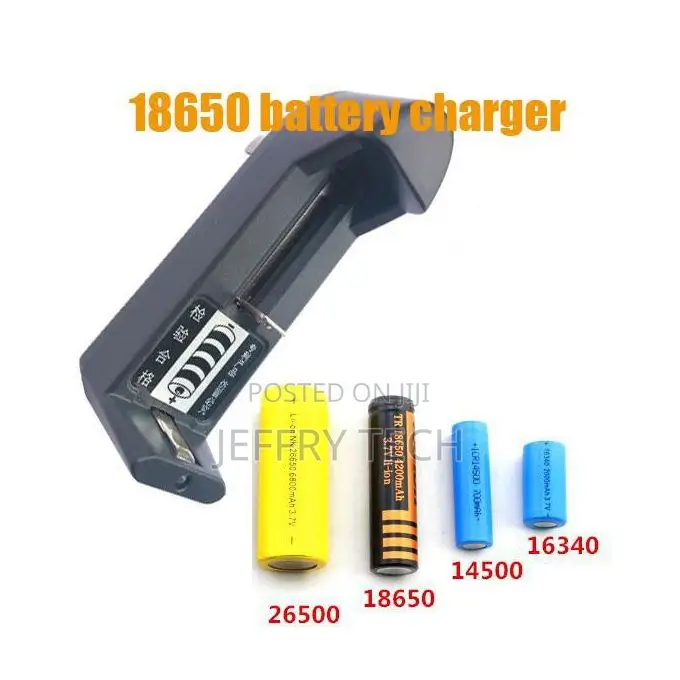 Battery Charger for 3.7v Li-Ion 18650 16340 14500 - Ac 100-240v