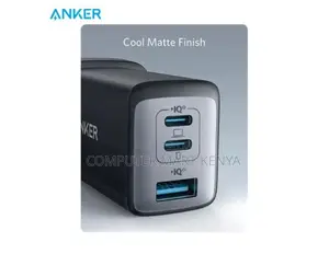 Anker Powerport Iii 3-Port 65w Pod Black (Wall Charger)