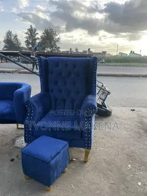 Blue Pedicure Chair Manicure