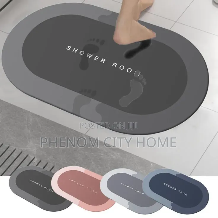 Oval Antislip Bathroom Mats/Doormats