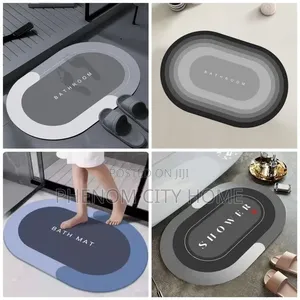 Oval Antislip Bathroom Mats/Doormats
