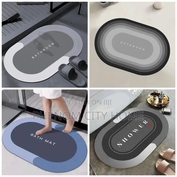 Oval Antislip Bathroom Mats/Doormats - thumbnail 2