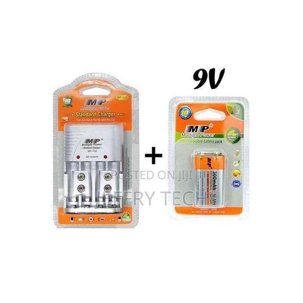 Multiple Power Rechargeable Bettery Charger-Ac100-240v Aa/Aaa 9v