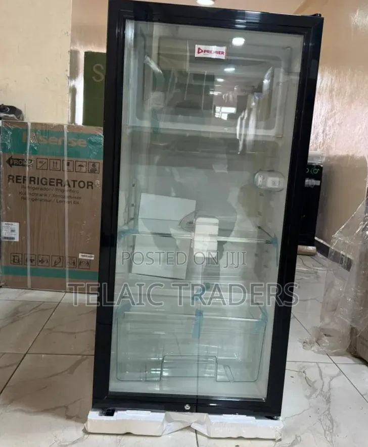 Premier 165l Showcase Fridge With Glass Door