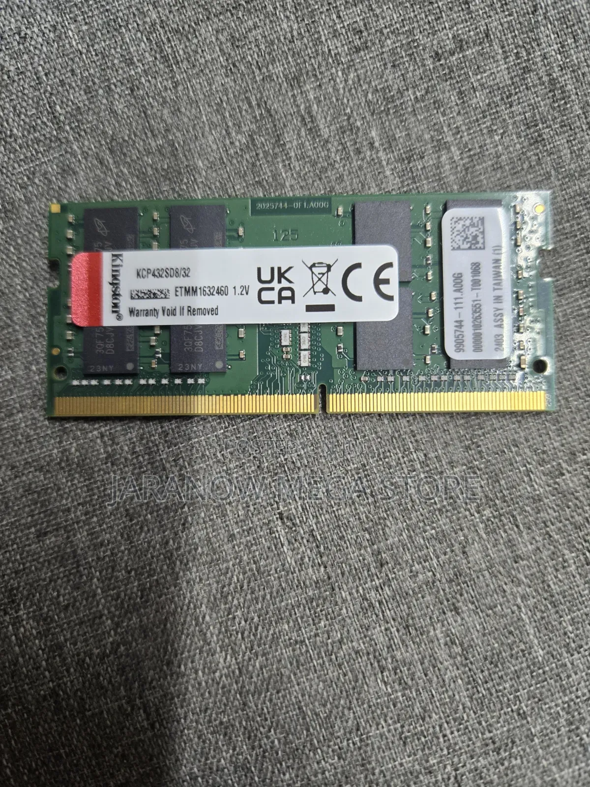 Kingston 32gb Ddr4 2666 MHZ Pc4-21300 2rx8 Kcp426sd8/32