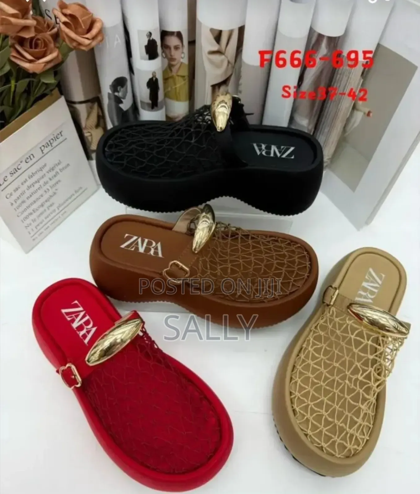 Pu250036 Mesh Platform Mule Slides |Size 36-41| Eldoret |Price :1,799