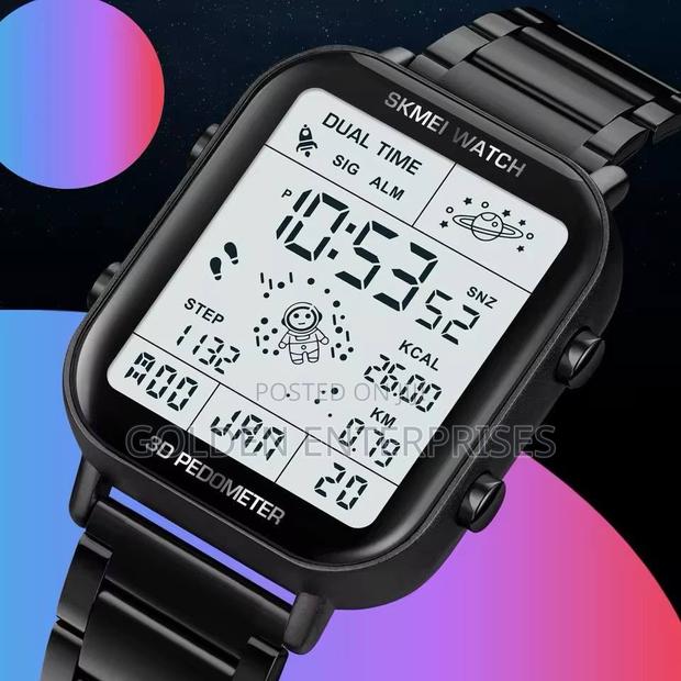 Black Skmei Digital Watch - thumbnail 2