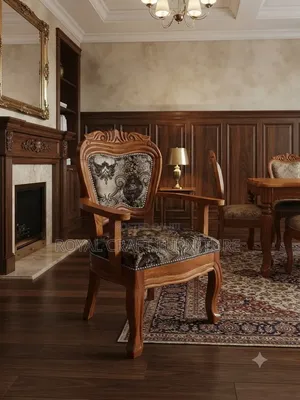 Elegant 8-Seater Mahogany Antique Dining Set - Solid Wood