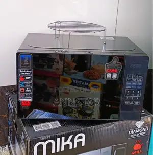 Mika Microwave Oven Grill 20ltr With 1000w Grill Silver