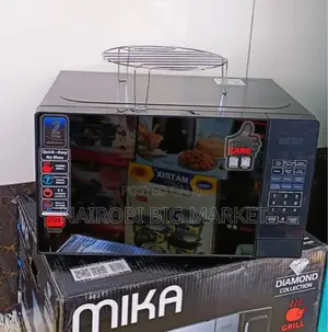 Mika Microwave Oven Grill 20ltr With 1000w Grill Silver