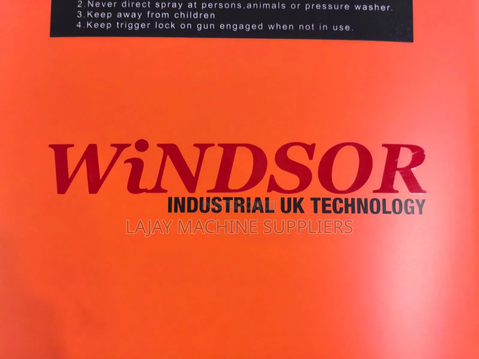 Windsor Uk Pressure Washer 3600psi 14.8l/Min