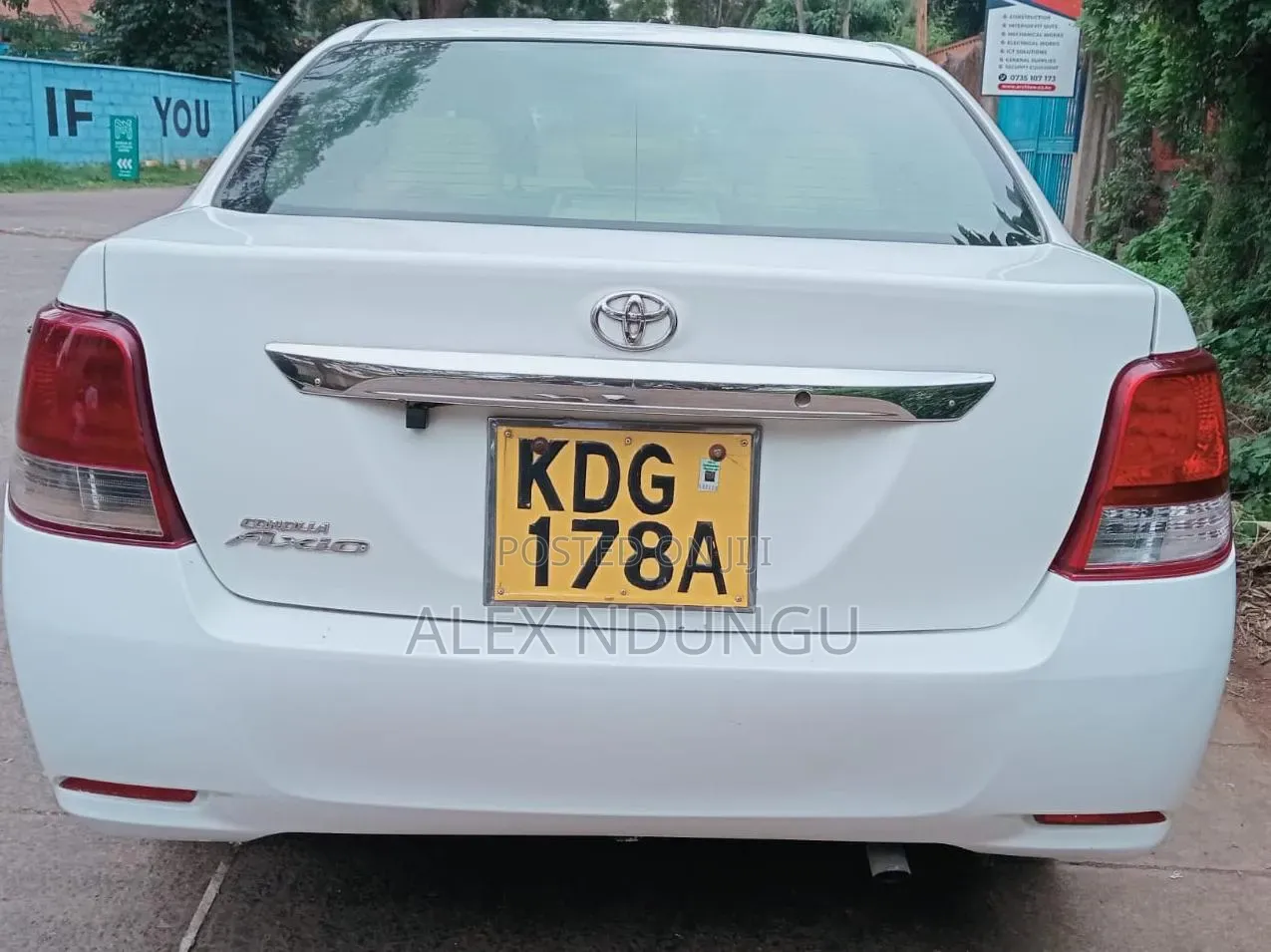 Toyota Axio 2014 White