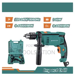 Impact Drill 750w Set With 31 Piece Accessories