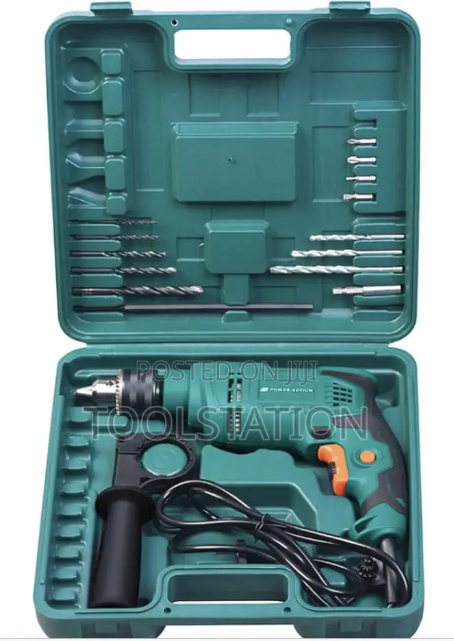 Impact Drill 750w Set With 31 Piece Accessories