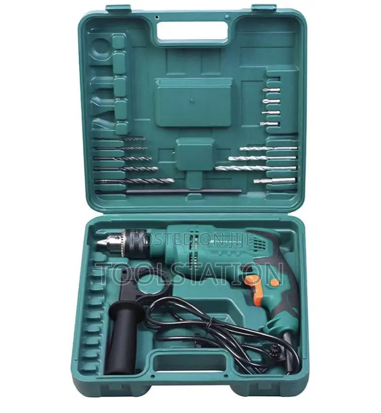Impact Drill 750w Set With 31 Piece Accessories