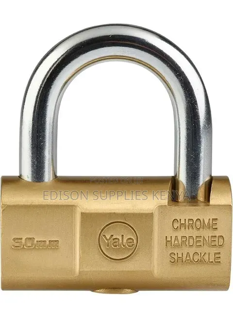 Yale Padlocks Yale Brass Hammer Padlocks 50mm High Protection