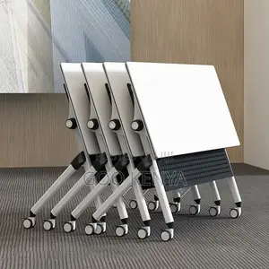 Study Table; Space Saving White Folding Computer Desk