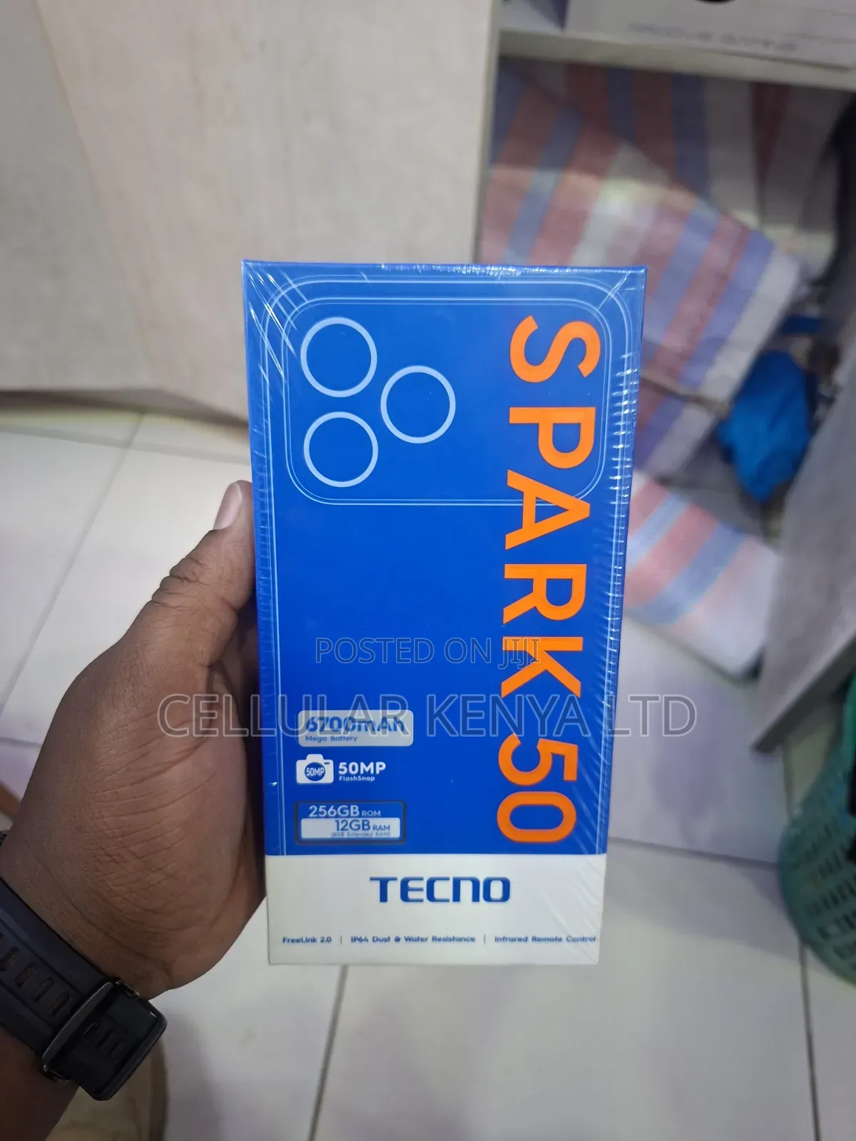 New Tecno Spark 50 128 GB Black