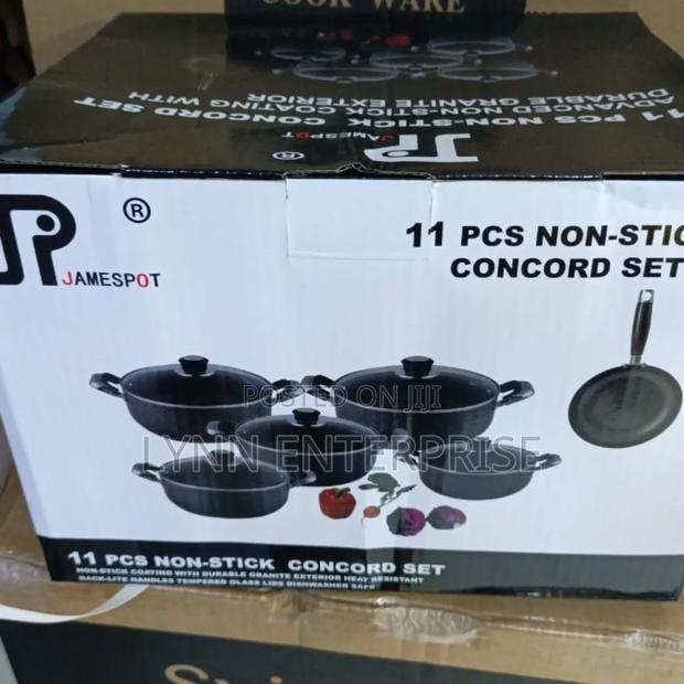 11 Pieces Heavy Duty Jp Non Stick Cookware Set - thumbnail 2