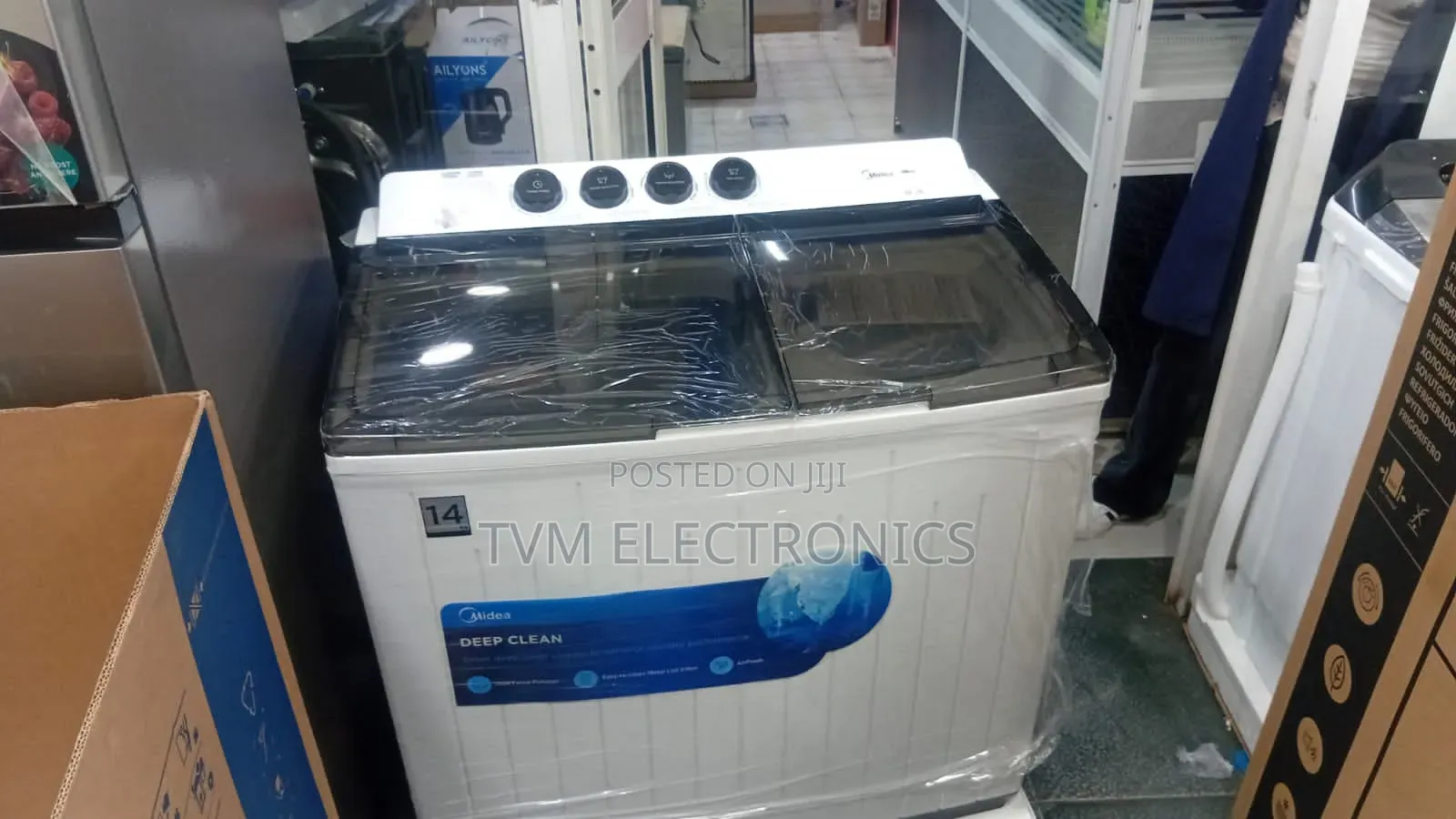 Midea 10kg Semi Automatic Twins Tub Washing Machine Wash and Spin