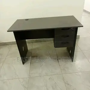 Standard Office Working Desk With Drawer and Extensions Holder