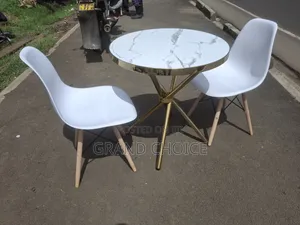 Stylish 2 Seater Round Dining Table and Chair