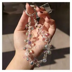 Phone Charms Strap Phone Lanyard Wrist With Beads, Aesthetic Cell Cha