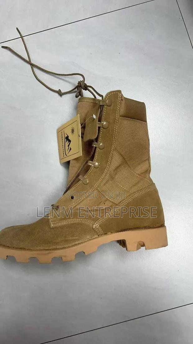 Military Brown Boots - thumbnail 2
