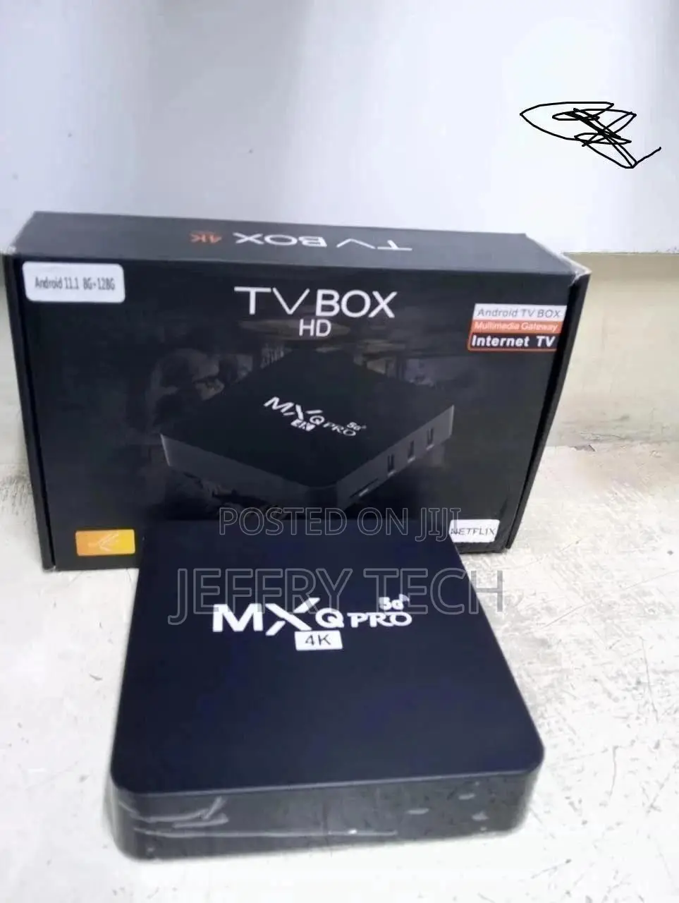 Android 11 Smart Tv Box – 8gb Ram, 128gb Rom, Ultra Hd, Wi-fi, Bl
