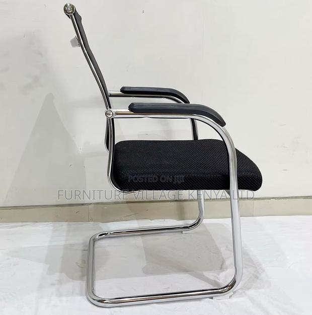 Modern Waiting Chair With Caushion and Mesh Backres - thumbnail 7