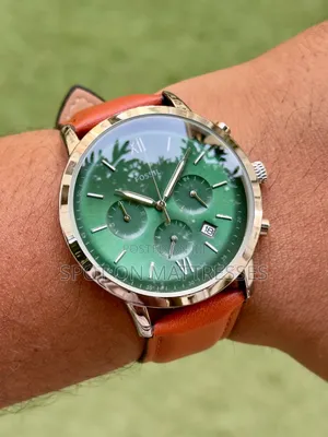 Fossil Chronograph Gents Watch. Scratch Resistant Mineral Glass.