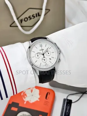 Fossil Chronograph Gents Watch. Scratch Resistant Mineral Glass.