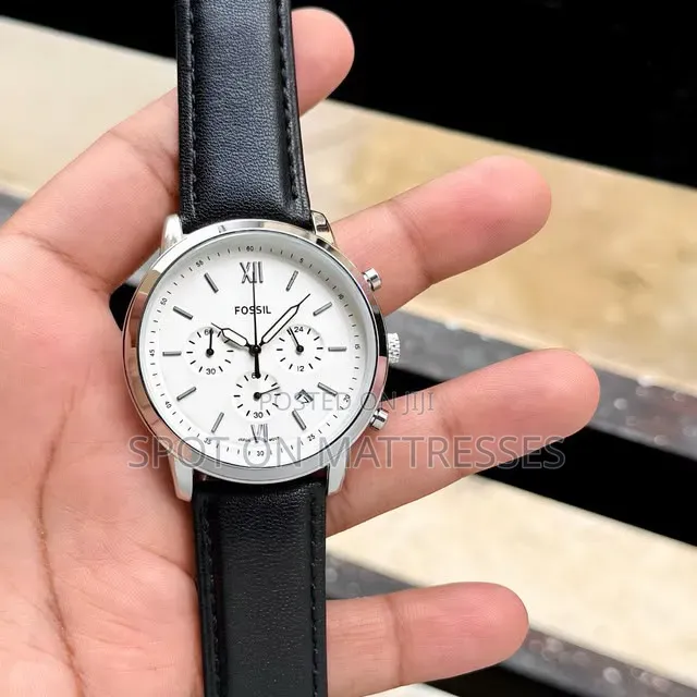 Fossil Chronograph Gents Watch. Scratch Resistant Mineral Glass.