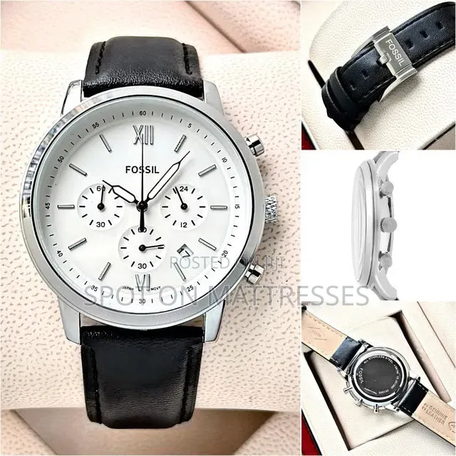 Fossil Chronograph Gents Watch. Scratch Resistant Mineral Glass.