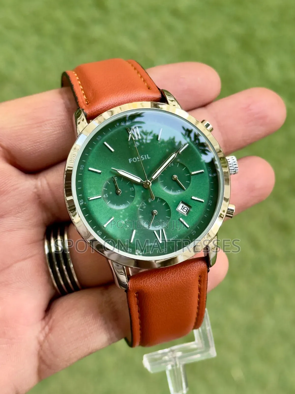 Fossil Chronograph Gents Watch. Scratch Resistant Mineral Glass.